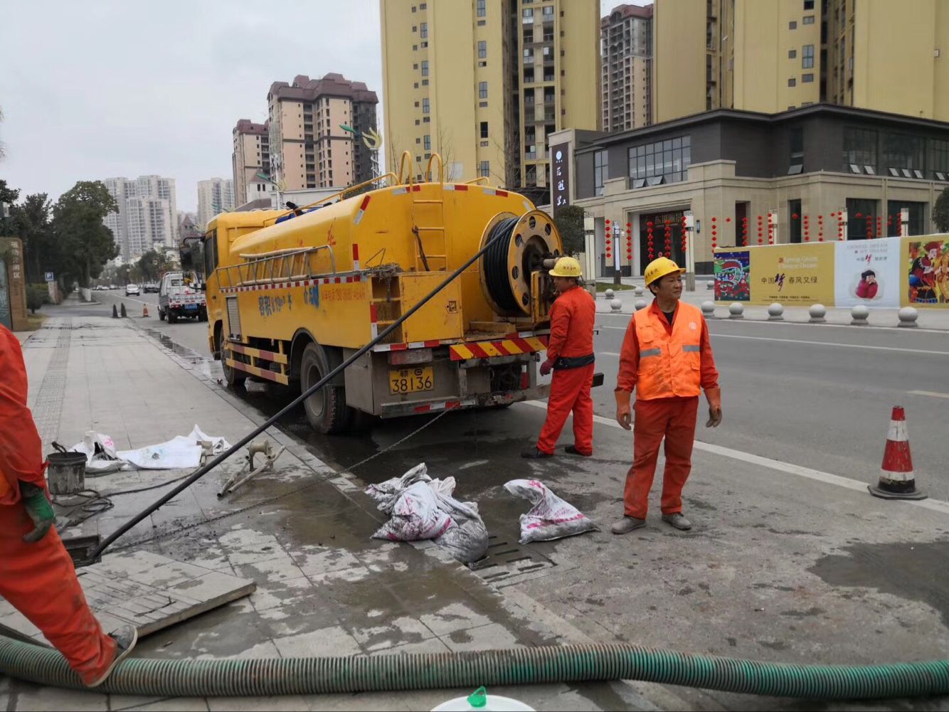 三元排污管道清淤-管道清洗